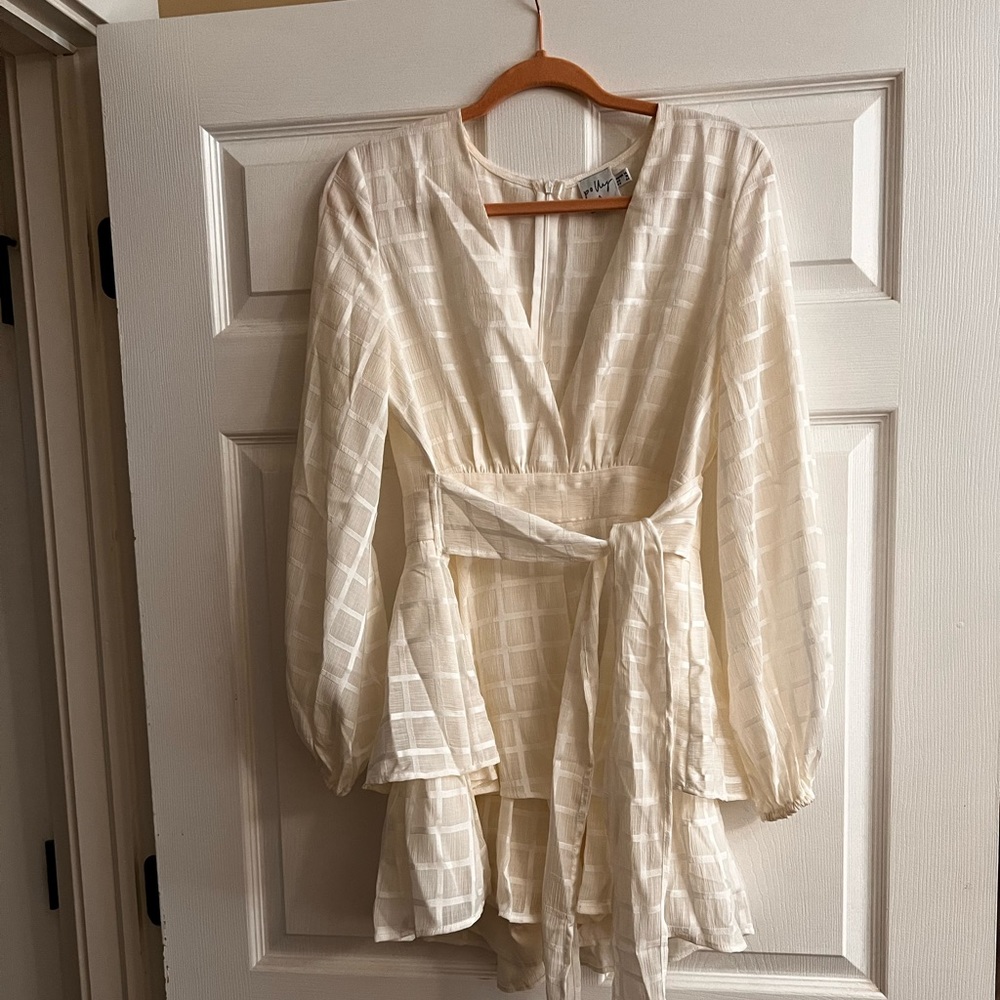White Romper Size 10